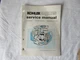 Kohler KT17 4-cycle engine service  manual factory original