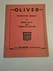VINTAGE ORIGINAL 1956 OLIVER OC-12 GAS CRAWLER TRACTOR INSTRUCTION MANUAL 74PGS