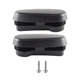 2x End Caps Bar Side Step Black For 2009-2017 Dodge Ram 1500-3500 New 68044463AB