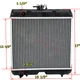 Radiator for Kubota ZD28 B26 B2630HSD B2710HSD B3030HSD B7800HSD