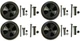 Four(4) Deck Wheels Fits John Deere LX173 LX176 LX178 LX186 LX188 LX289