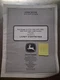 John Deere 7 Bushel Bagger Operator's Manual For X700 X465 X475 X485 X495 X575