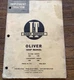 Shop Service Manual for I&T Oliver Tractor 1600 1650 Cockshutt 1965 Original