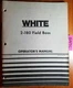 WFE White 2-180 Field Boss Tractor Owner's Operator's Manual 432 446A 4/79