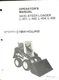 Sperry New Holland Skid-Steer Loader Operator's Manual L-451 L-452 L-454 L-455