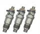 3X Fuel Injectors For Kubota V1702 D1402 L225 L225DT L285P M4500 GL-4500S KH-151