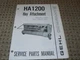 Gehl HA1200 Hay Attachment Dealer's Parts Book