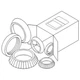 1440634X1 Cup and Cone Set Fits Allis Chalmers Tractors 5220 HST 5230 6140
