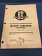 I&T MF-36 Shop Manual For Massey- Ferguson Models MF285