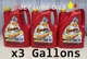 Schaeffer's 5w-50 9001 Supreme Full Synthetic Racing Oil Extra Zinc 3 Gallons