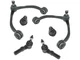 68TD24J Front Control Arm Ball Joint Tie Rod End Kit Fits Mitsubishi Raider