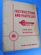 INGERSOLL RAND CRAWL IR ROCK DRILL MOUNTING ECM150-D475 INSTRUCTIONS PARTS 