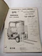 YALE FORK LIFT OPERATION PARTS LIST BOOK MANUAL SPE 030 040 050 1972 SERIES