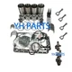 V3600 V3600DIT Overhaul Rebuild Kit Crankshaft Rod For Kubota Engine M95S M105S