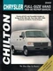 Chilton Repair Manual: Dodge Full SizeVans B150-350 Ram 1500, 2500  (1989-1998).