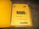 Komatsu WA600-1 Wheel Loader Tractor Parts Catalog Manual Book