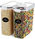 EXTRA LARGE Cereal Containers Storage 6.3L / 213OZ Set of 2 Family Size Bulk