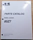 KAWASAKI 85Z7 WHEEL LOADER PARTS CATALOG MANUAL BOOK S/N 85J1-5001-UP