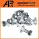 50x Carriage Bolt & Nut M8 x 25mm for Landini Blizzard 50 60 65 75 85 95 Tractor
