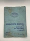 Kohler Electric Plant T I No. IN-1 Operation Manual & Teledyne L-Head 1971