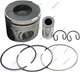D24 Piston + Piston Rings For Doosan Daewoo D24 D24NAP Engine For Bobcat 89mm