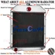 For Case 1845 1845B 1845S 480D 480LL 580D 580SD 584D 585D 586D 3 Rows Radiator