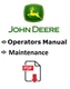 John Deere 24 SERIES BALERS 24T, 24WS Operators Owners Manual PDF on USB