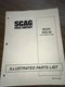 SCAG POWER EQUIPMENT ( PARTS MANUAL ) MODEL SSZ-48 Serial# 40000 To 49999