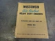 Wisconsin Models VE4 Air Cooled Heavy Duty Engines Instruction Book & Parts List