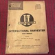 INTERNATIONAL HARVESTER SERVICE MANUAL IH-29 Tractor & Implement 🇺🇸