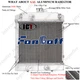 2-Row Aluminum Radiator For Artic Cat Prowler 550 700 TRV 550 450 700 0413205 US