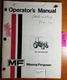 Massey Ferguson MF 230 Tractor Owner's Operator's Manual 1448 357 M3 8/77