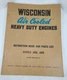 Wisconsin ABN AKN Engine Operator Instruction & Parts Manual Shop MM-253 B