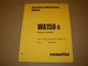 Komatsu WA150-5 Wheel Loader Operation Maintenance Manual , s/n 73685 - up