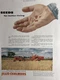 1953 Allis Chalmers All Crop Harvester Seeds Tractor Division Vintage Print Ad