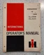 INTERNATIONAL HARVESTER OPERATOR'S MANUAL - 45 VIBRA SHANK (WING MODELS)