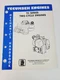 Tecumseh Mechanic's Handbook TC Series Two Cycle Engines 694782 4/89