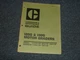 Cat Caterpillar 120G Motor Graders Lubrication Operator Maintenance Manual S7V1-