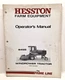 USED OPERATOR MANUAL THE PRIME LINE FOR HESSTON 6455 WINDROWER TRACTOR 700703963