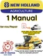 NEW HOLLAND HW320 WINDROWER COMBINE SERVICE REPAIR MANUAL PDF USB
