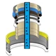 E35300040 Boom Bucket Cylinder Seal Kit Fits Mitsubishi MS180-8