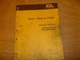 Fiat Allis FG75 FG85 FG95 Motor Grader Converter & Transmission Service Manual