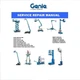 GENIE-SERVICE REPAIR MANUAL-PARTS MANUAL-OPERATOR'S MANUAL-ALL MODELS