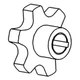 Sprocket 165292C1 Fits Case 1440 1460 1470 1480 715 815 914 915