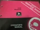 JOHN DEERE TRACTOR OPERATOR'S MANUAL 1550 BACKHOE ISSUE L0
