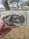Case 1085B Cruz-Air Rubber Tired Excavator 1988 Brass Belt Buckle Construction