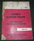 WABCO B333F TRACTOR SCRAPER OPERATOR OPERATION & MAINTENANCE MANUAL BOOK