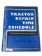 Ford New Holland 40152030 Tractor Repair Time Schedule For 1320, 1520, 1720