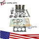 for Kubota D1105 Engine B2620HSD B2410HSE B7610HSD Tractor Overhaul Rebuild Kit