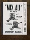 95MX 120MX Grinder Mixer Operator Instruction Maint Manual GEHL  Mix-All 1515